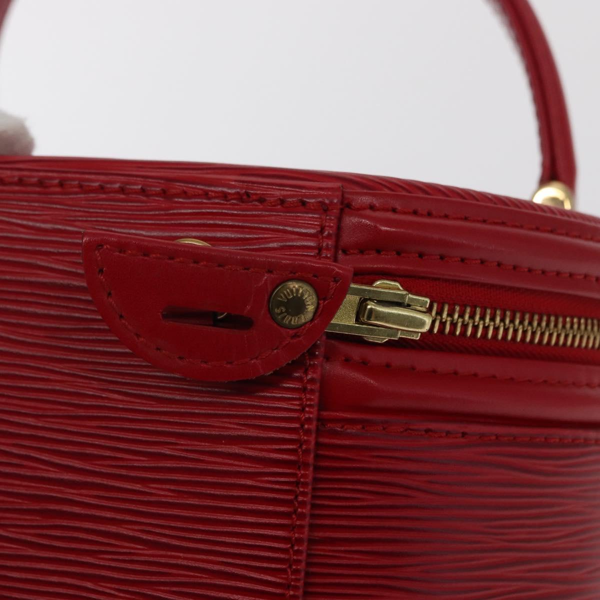 LOUIS VUITTON Epi Cannes Hand Bag Red M48037 LV Auth ep13229