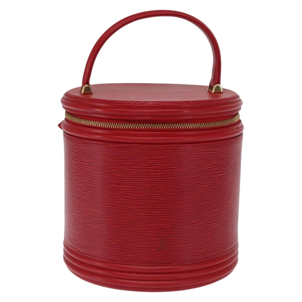 LOUIS VUITTON Epi Cannes Hand Bag Red M48037 LV Auth ep13229