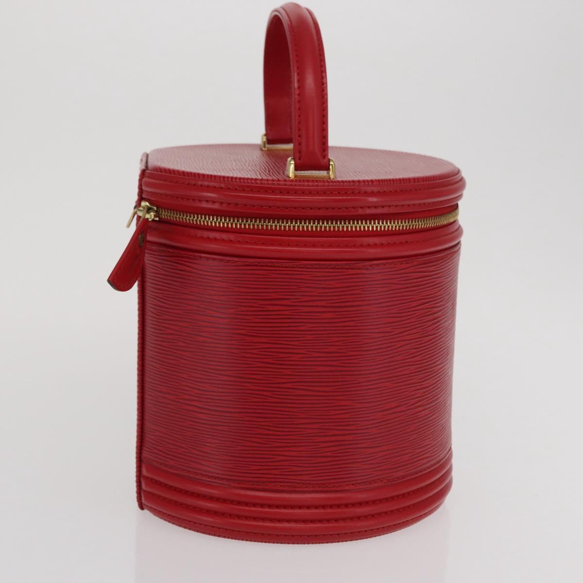 LOUIS VUITTON Epi Cannes Hand Bag Red M48037 LV Auth ep13229