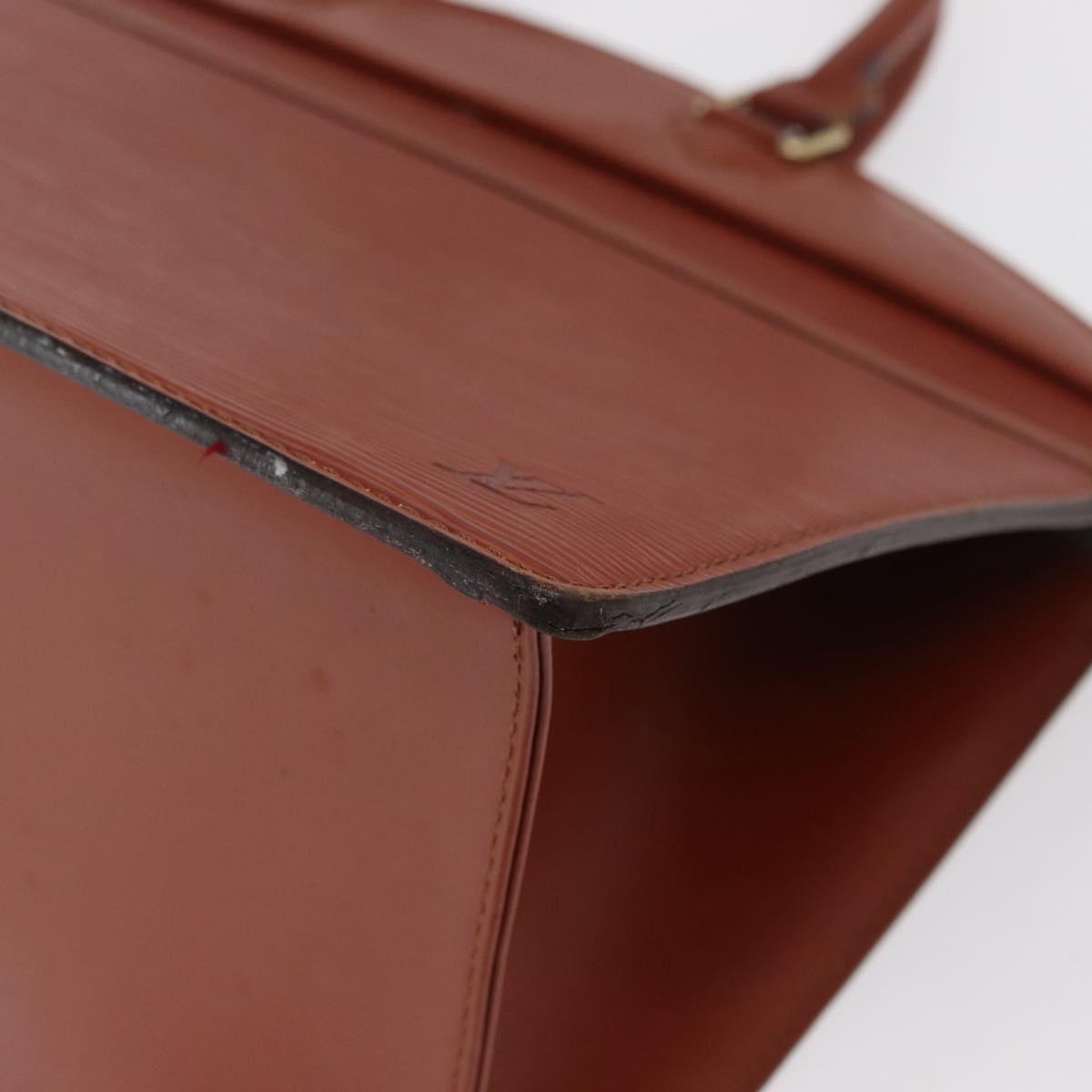 LOUIS VUITTON Epi Riviera Hand Bag Brown M48183 LV Auth ep13237