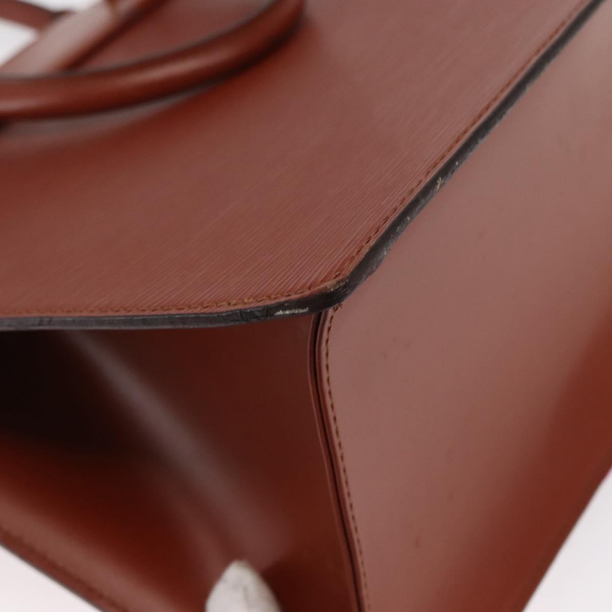 LOUIS VUITTON Epi Riviera Hand Bag Brown M48183 LV Auth ep13237