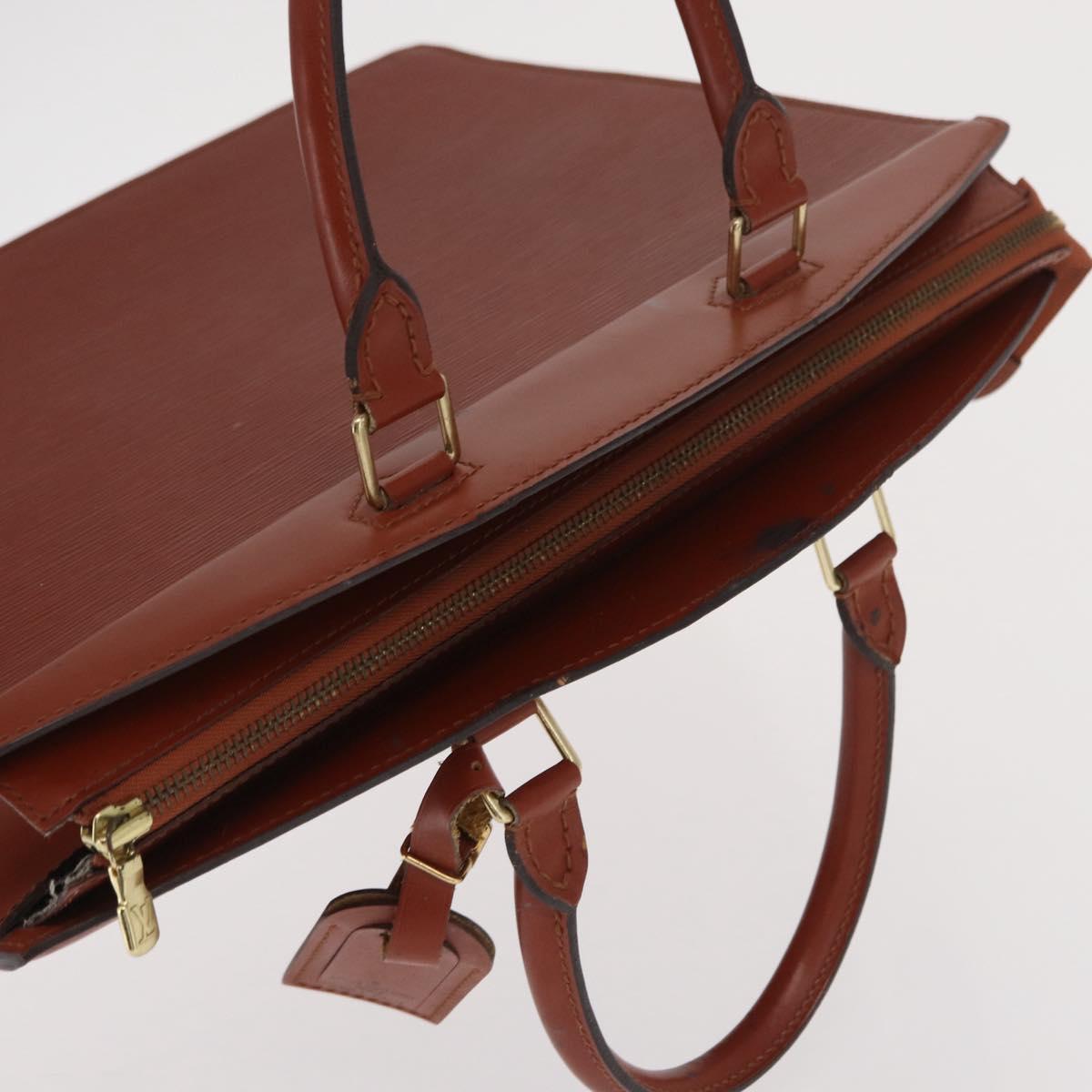 LOUIS VUITTON Epi Riviera Hand Bag Brown M48183 LV Auth ep13237