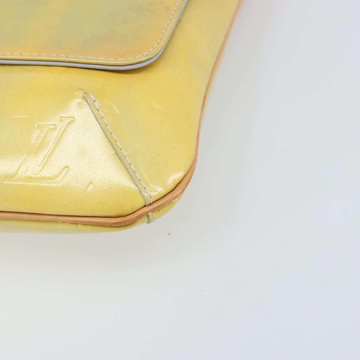 LOUIS VUITTON Monogram Vernis Thompson Street Bag Gris M91008 LV Auth ep13254