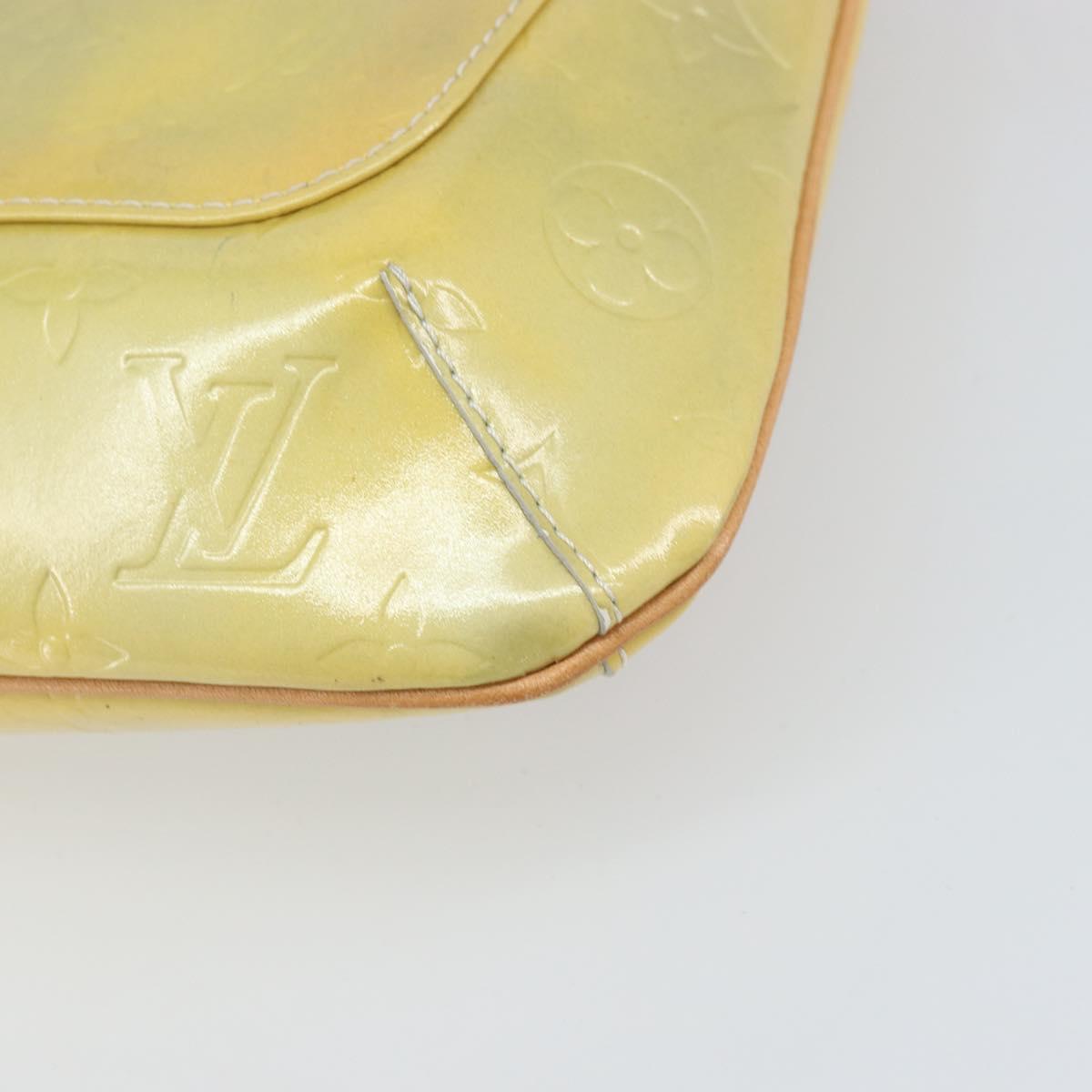 LOUIS VUITTON Monogram Vernis Thompson Street Bag Gris M91008 LV Auth ep13254