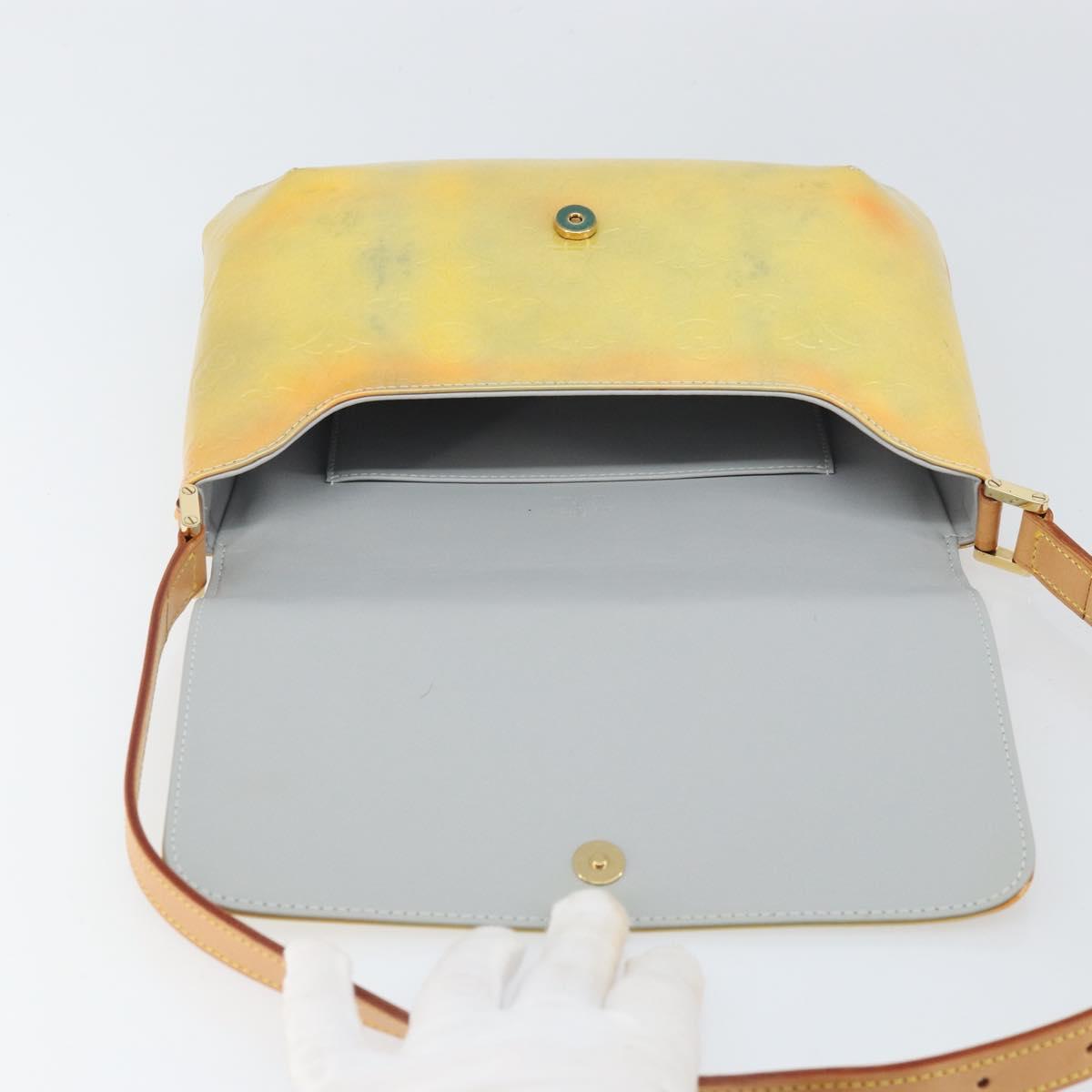 LOUIS VUITTON Monogram Vernis Thompson Street Bag Gris M91008 LV Auth ep13254