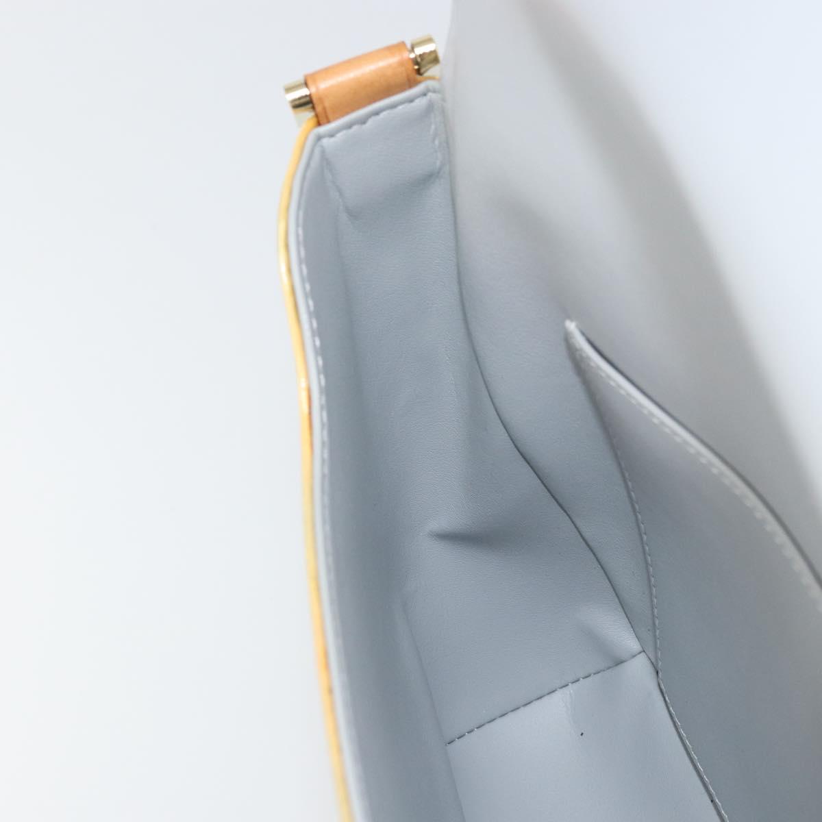 LOUIS VUITTON Monogram Vernis Thompson Street Bag Gris M91008 LV Auth ep13254