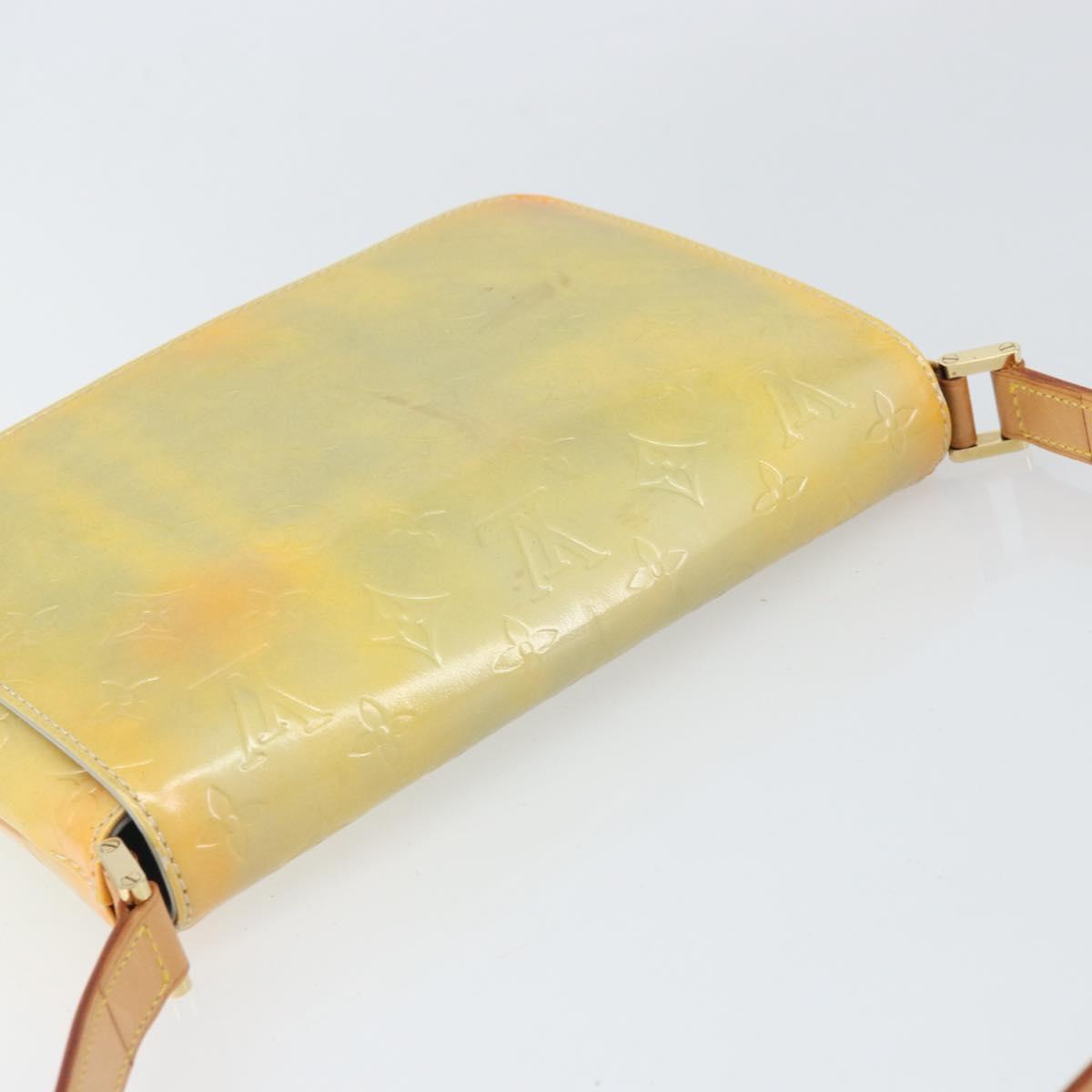 LOUIS VUITTON Monogram Vernis Thompson Street Bag Gris M91008 LV Auth ep13254