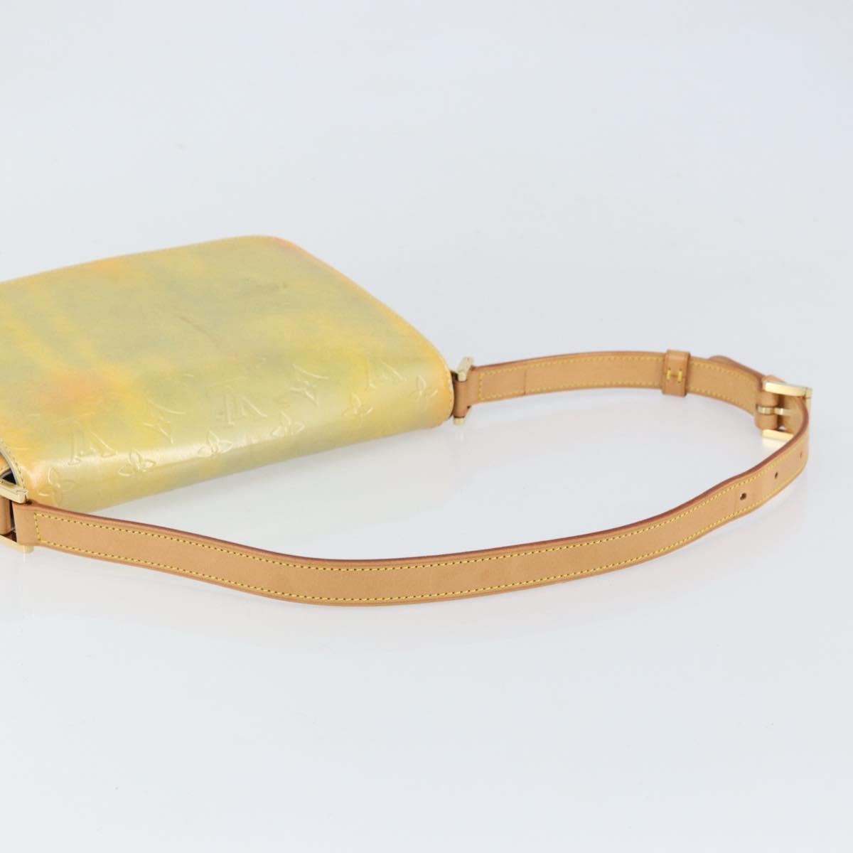 LOUIS VUITTON Monogram Vernis Thompson Street Bag Gris M91008 LV Auth ep13254