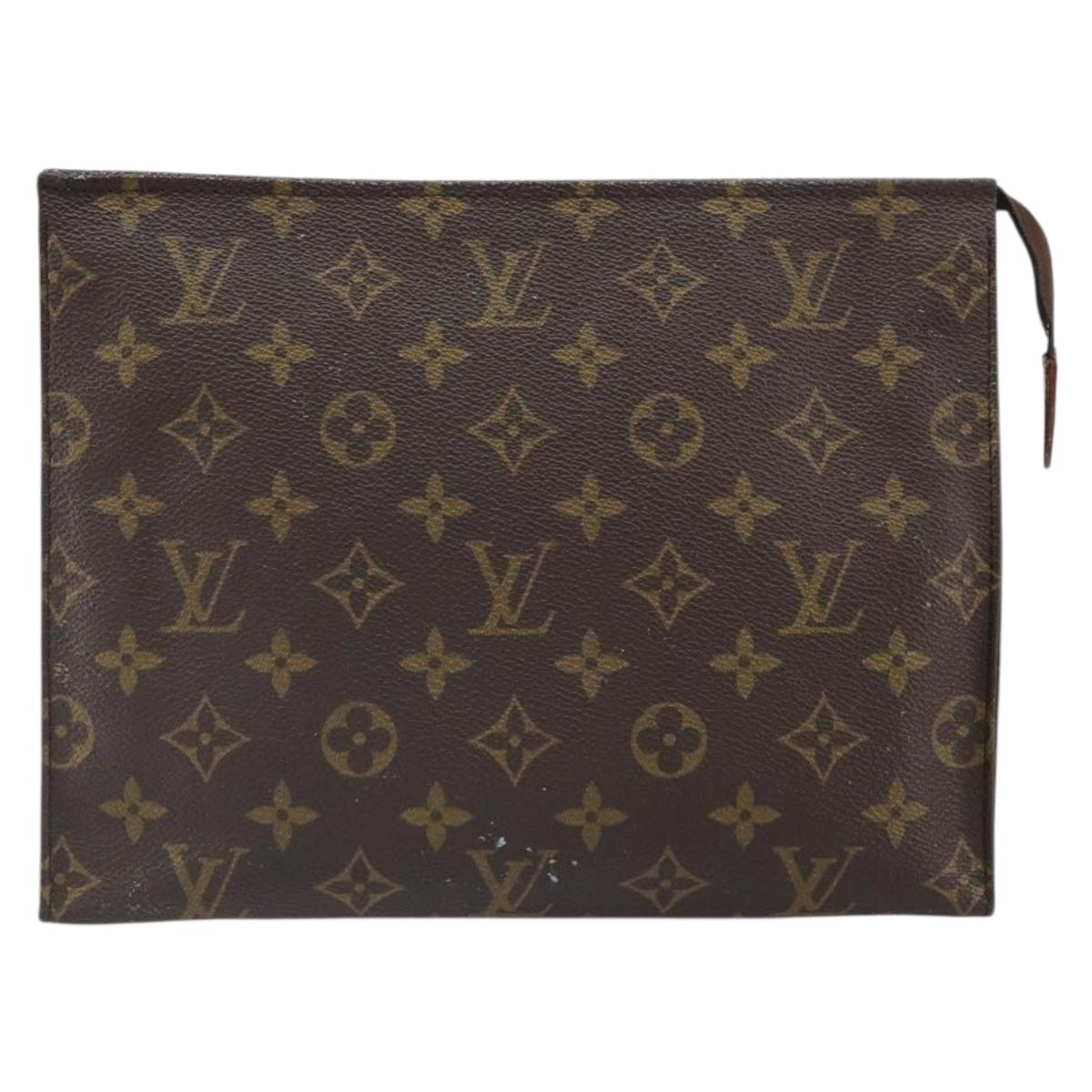 LOUIS VUITTON Monogram Poche Toilette 26 Pouch M47542 LV Auth ep13257