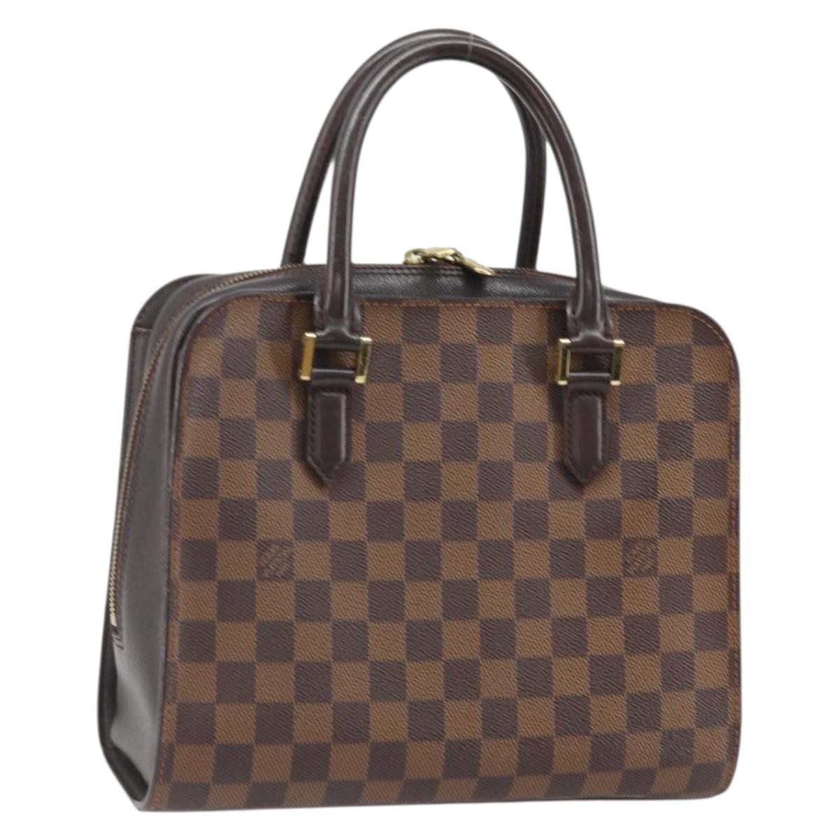 LOUIS VUITTON Damier Ebene Triana Hand Bag N51155 LV Auth ep13261