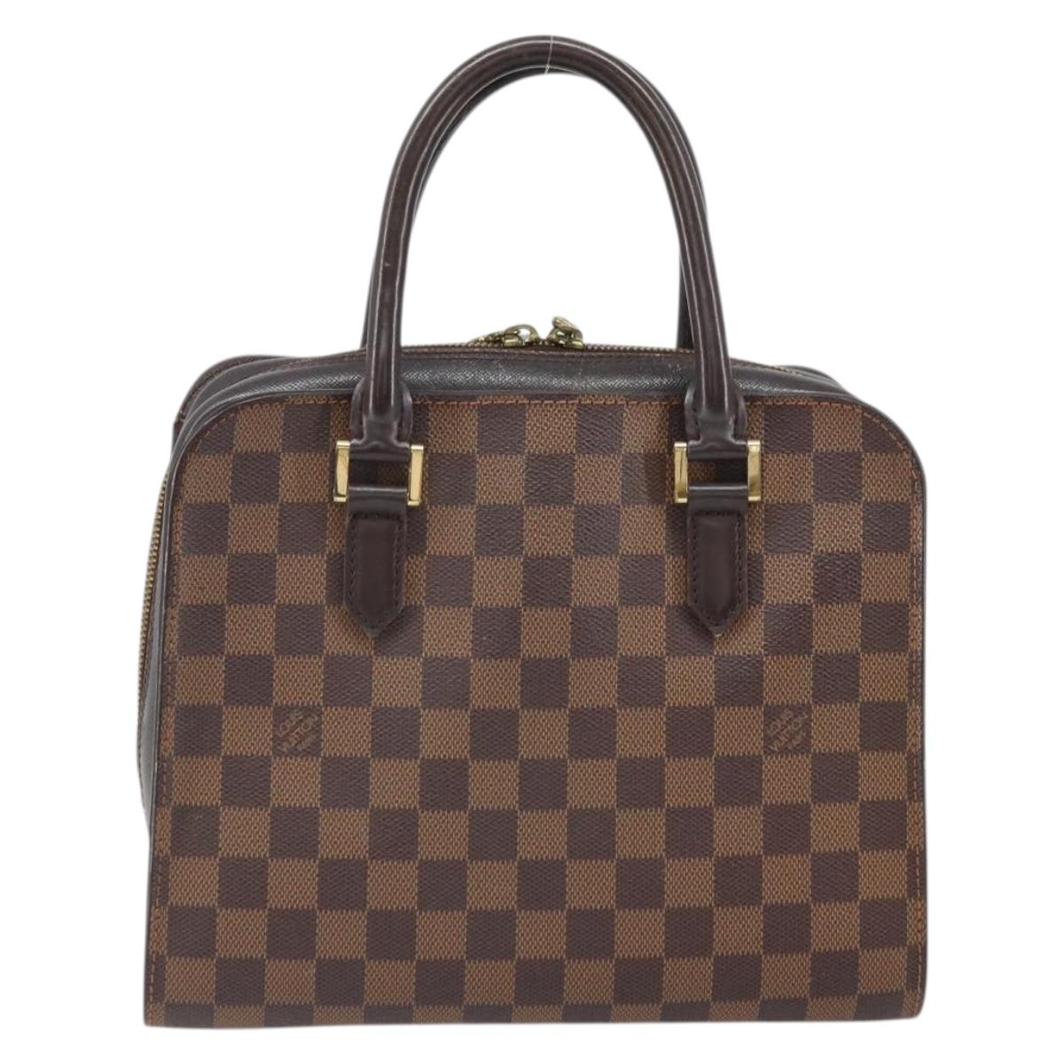 LOUIS VUITTON Damier Ebene Triana Hand Bag N51155 LV Auth ep13261
