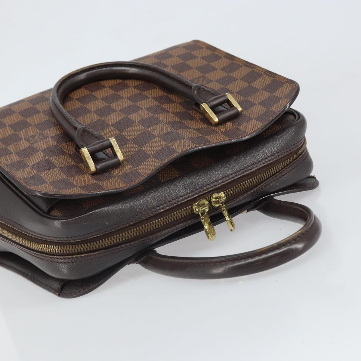LOUIS VUITTON Damier Ebene Triana Hand Bag N51155 LV Auth ep13261