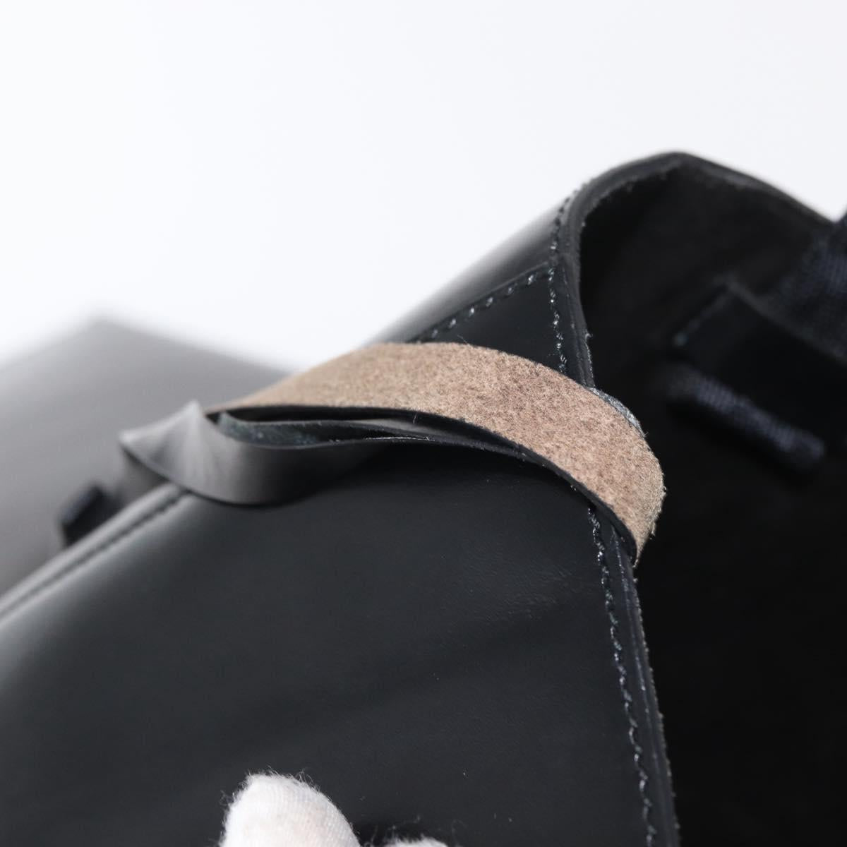 PRADA Hand Bag Leather Black Auth ep13263