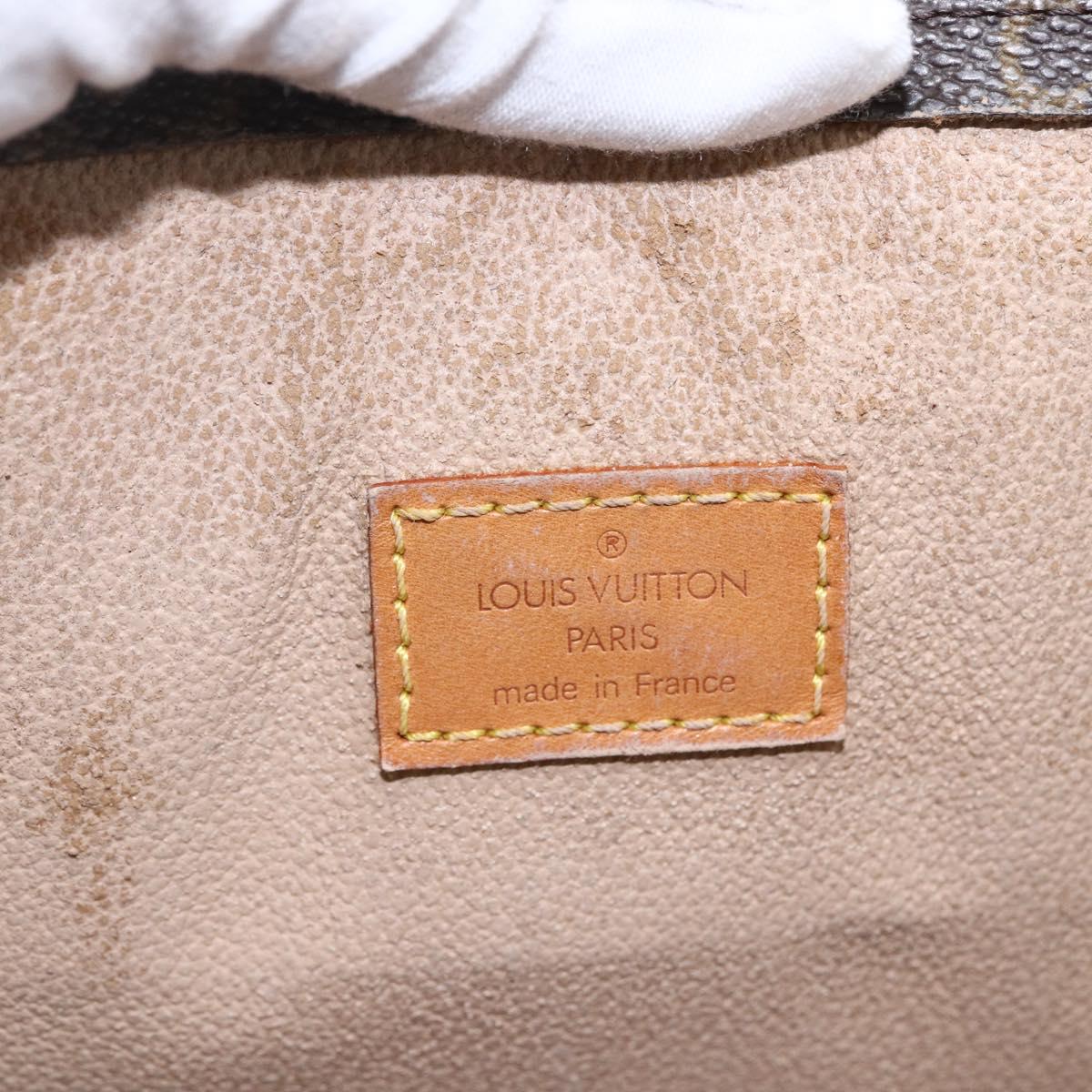 LOUIS VUITTON Monogram Sac Plat Hand Bag M51140 LV Auth ep13267