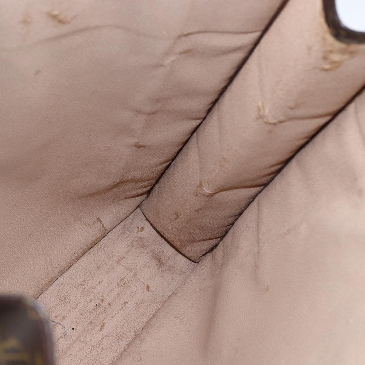 LOUIS VUITTON Monogram Sac Plat Hand Bag M51140 LV Auth ep13267