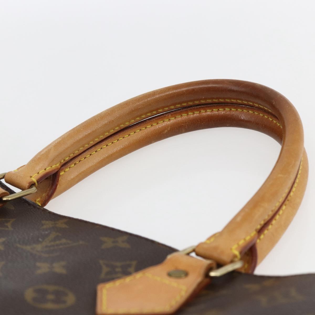 LOUIS VUITTON Monogram Sac Plat Hand Bag M51140 LV Auth ep13267
