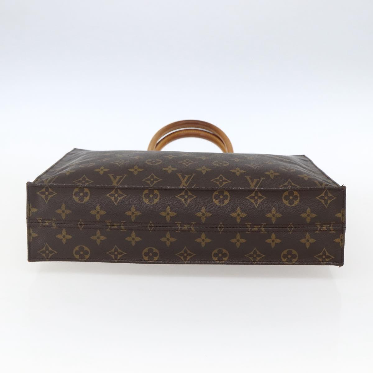 LOUIS VUITTON Monogram Sac Plat Hand Bag M51140 LV Auth ep13267
