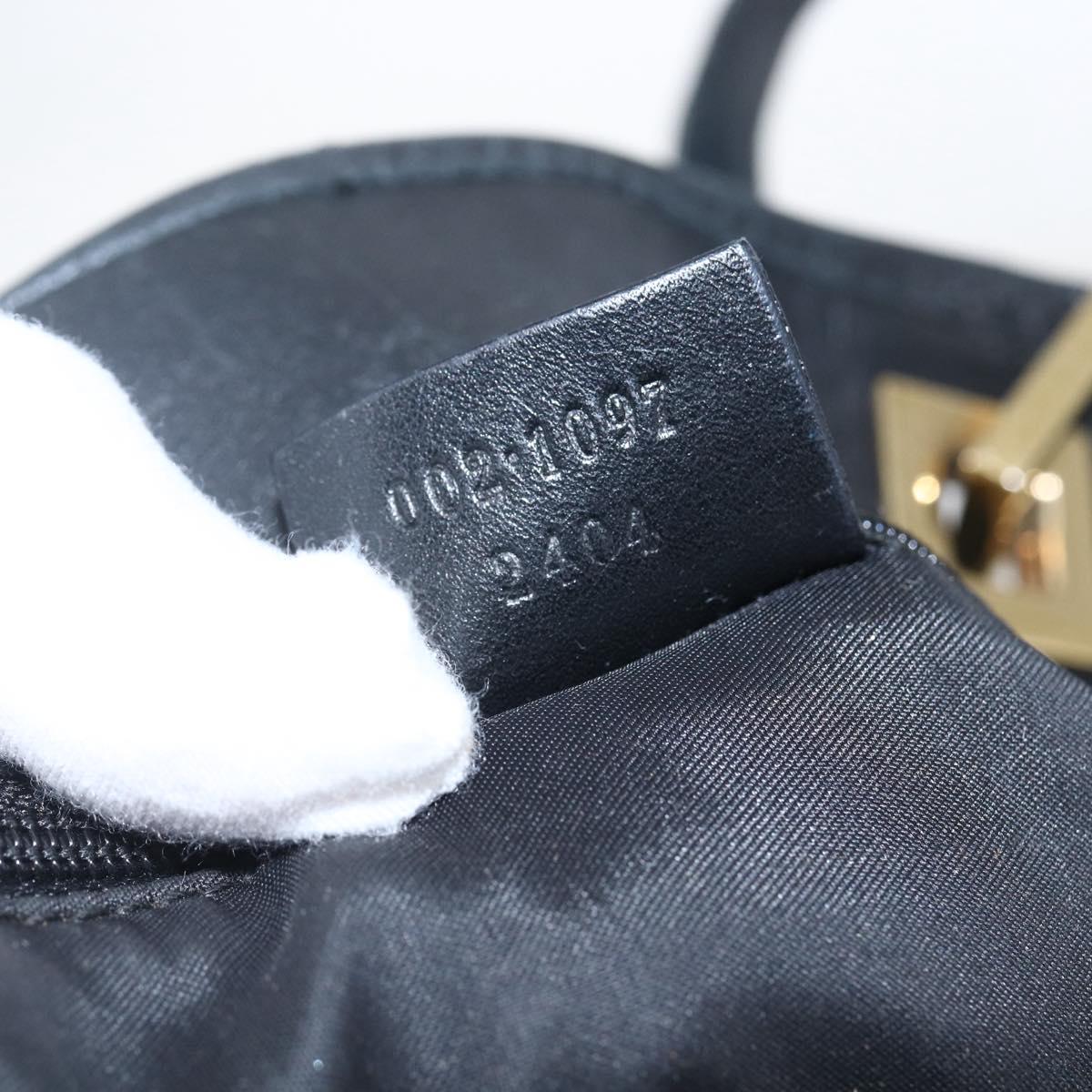 GUCCI GG Canvas Tote Bag Black Gold 002 1097 2404 Auth ep13271