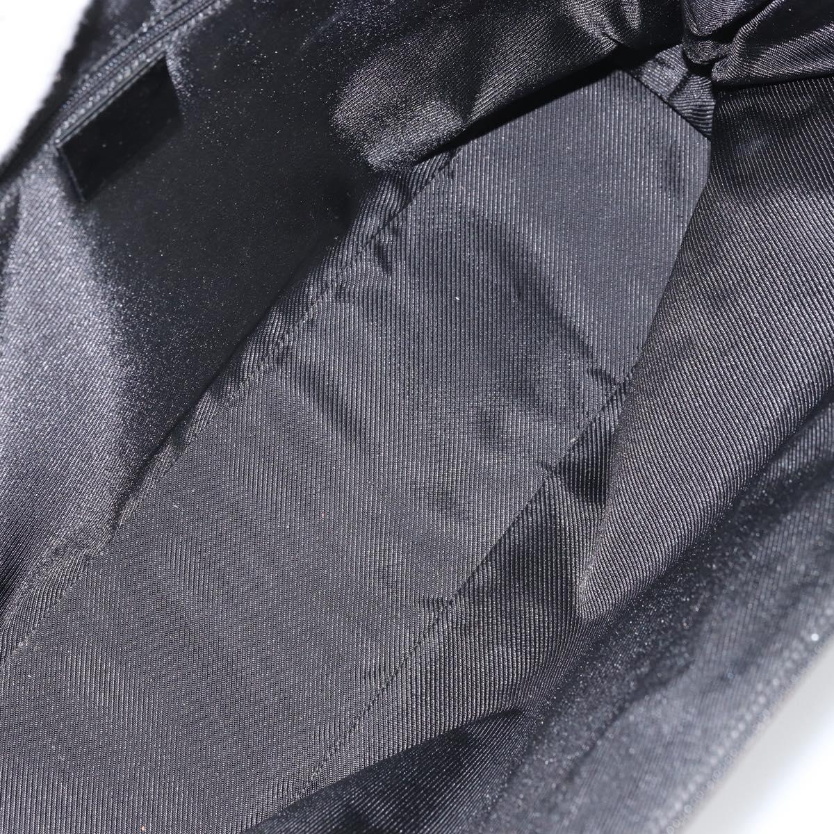 GUCCI GG Canvas Tote Bag Black Gold 002 1122 3444 Auth ep13276