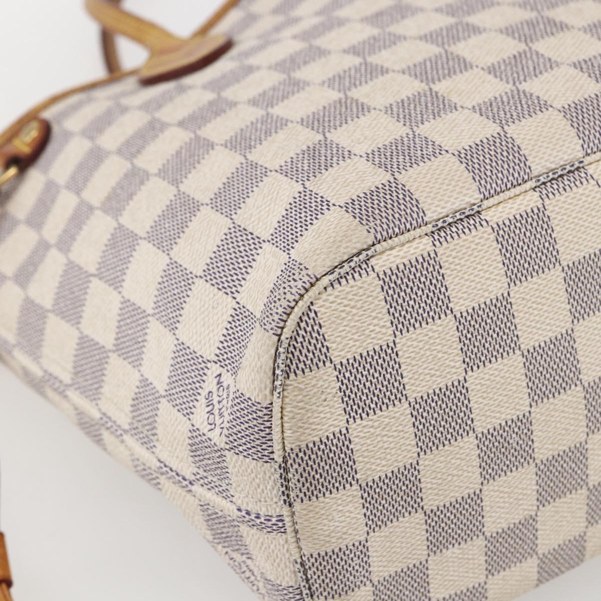 LOUIS VUITTON Damier Azur Neverfull PM Tote Bag N41362 LV Auth ep13282