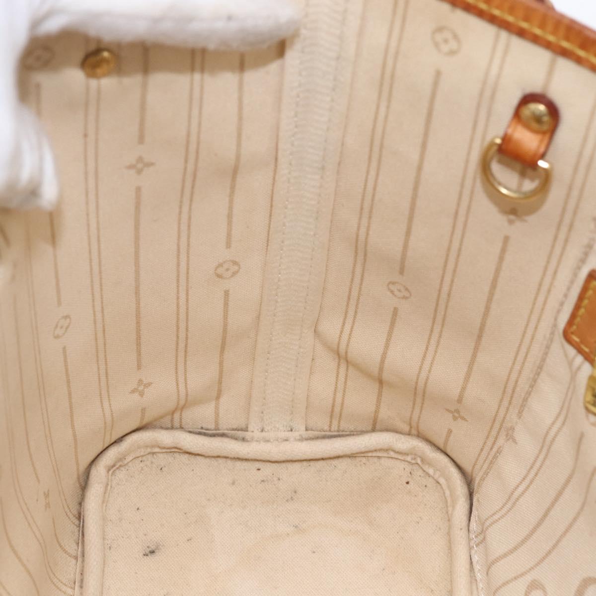 LOUIS VUITTON Damier Azur Neverfull PM Tote Bag N41362 LV Auth ep13282