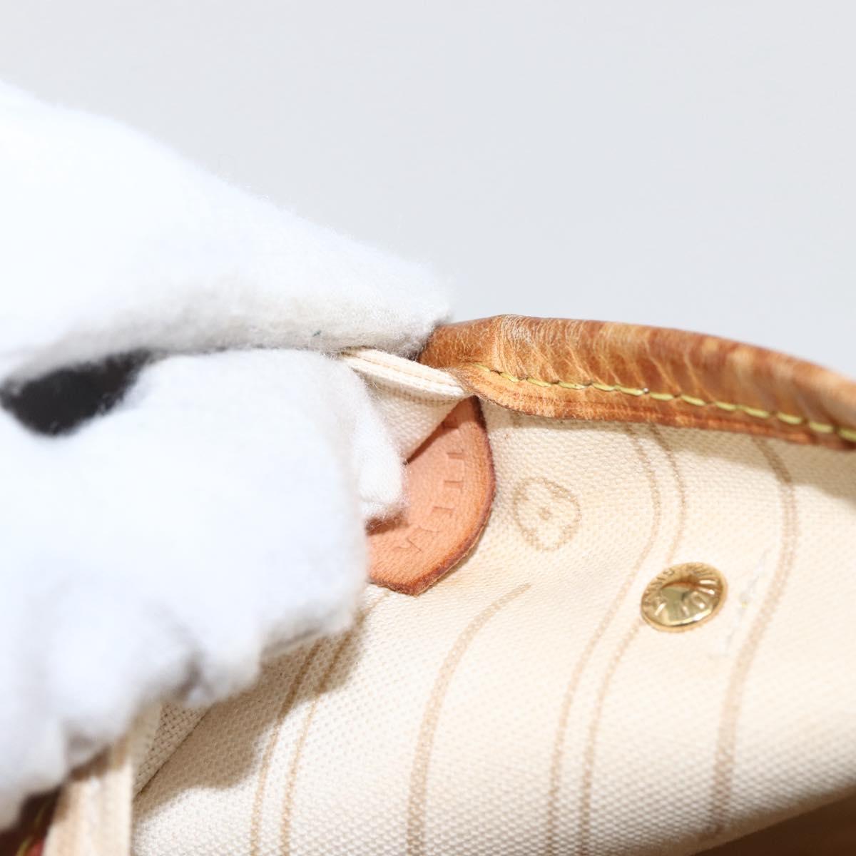 LOUIS VUITTON Damier Azur Neverfull PM Tote Bag N41362 LV Auth ep13282