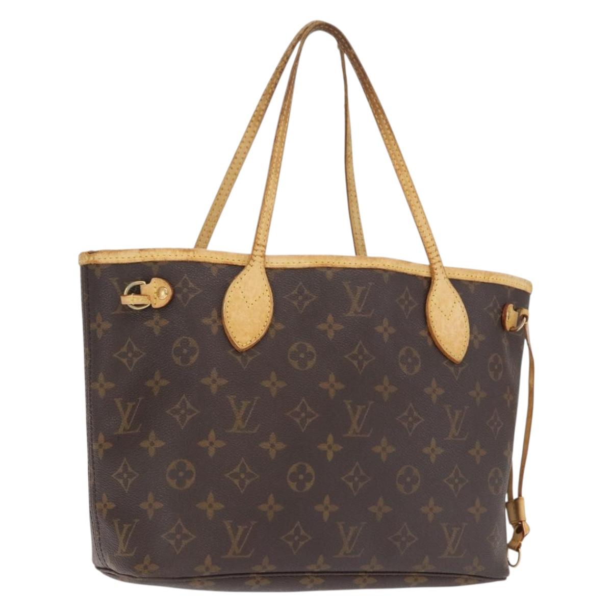LOUIS VUITTON Monogram Neverfull PM Tote Bag M40155 LV Auth ep13287