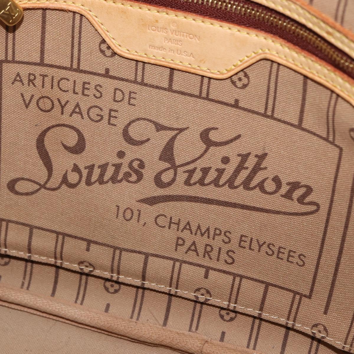 LOUIS VUITTON Monogram Neverfull PM Tote Bag M40155 LV Auth ep13287