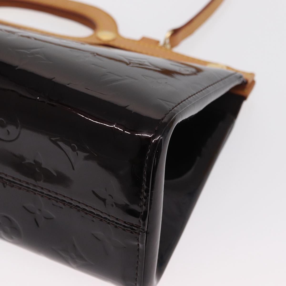 LOUIS VUITTON Monogram Vernis Roxbury Drive Bag Amarante M91995 LV Auth ep13289V