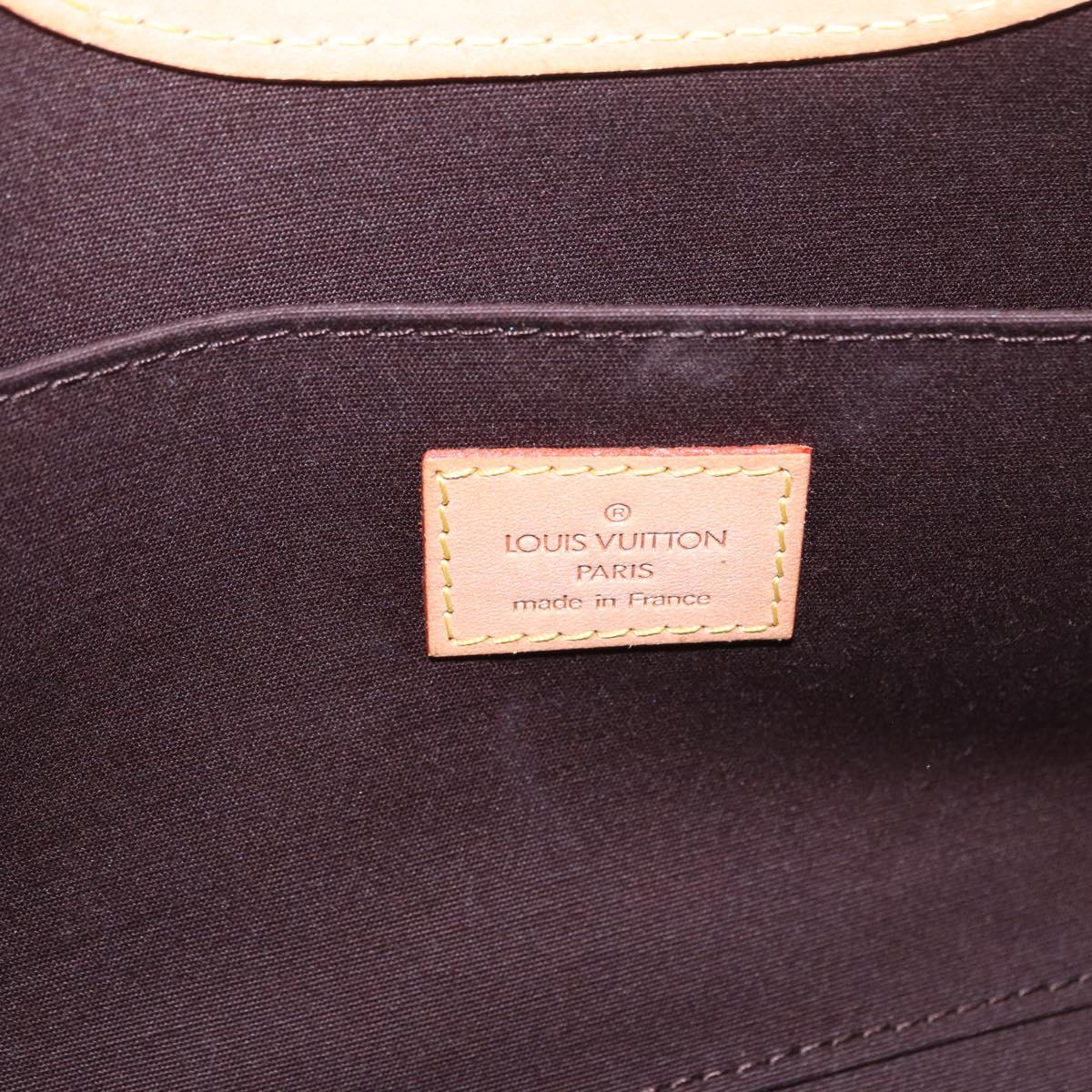 LOUIS VUITTON Monogram Vernis Roxbury Drive Bag Amarante M91995 LV Auth ep13289V