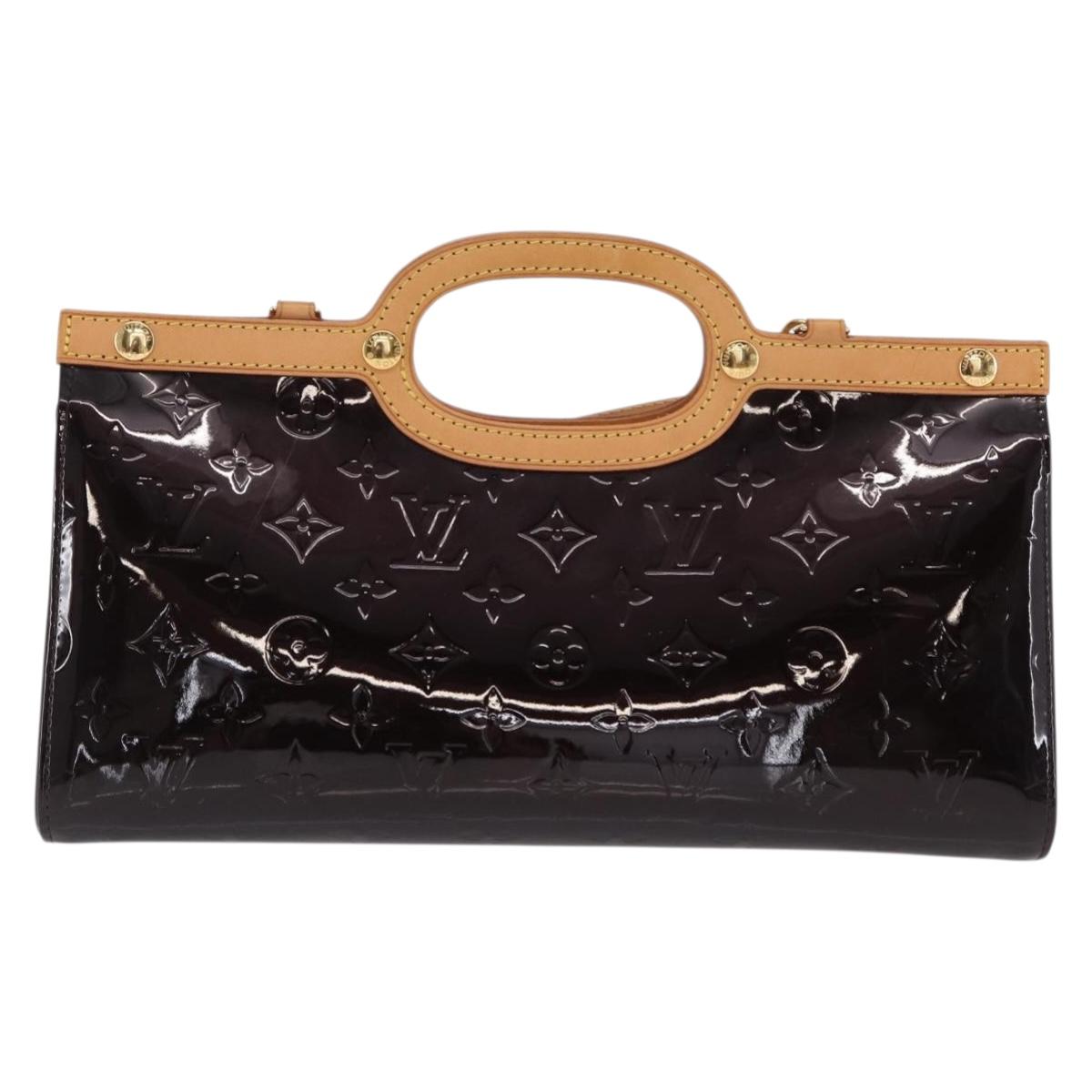 LOUIS VUITTON Monogram Vernis Roxbury Drive Bag Amarante M91995 LV Auth ep13289V