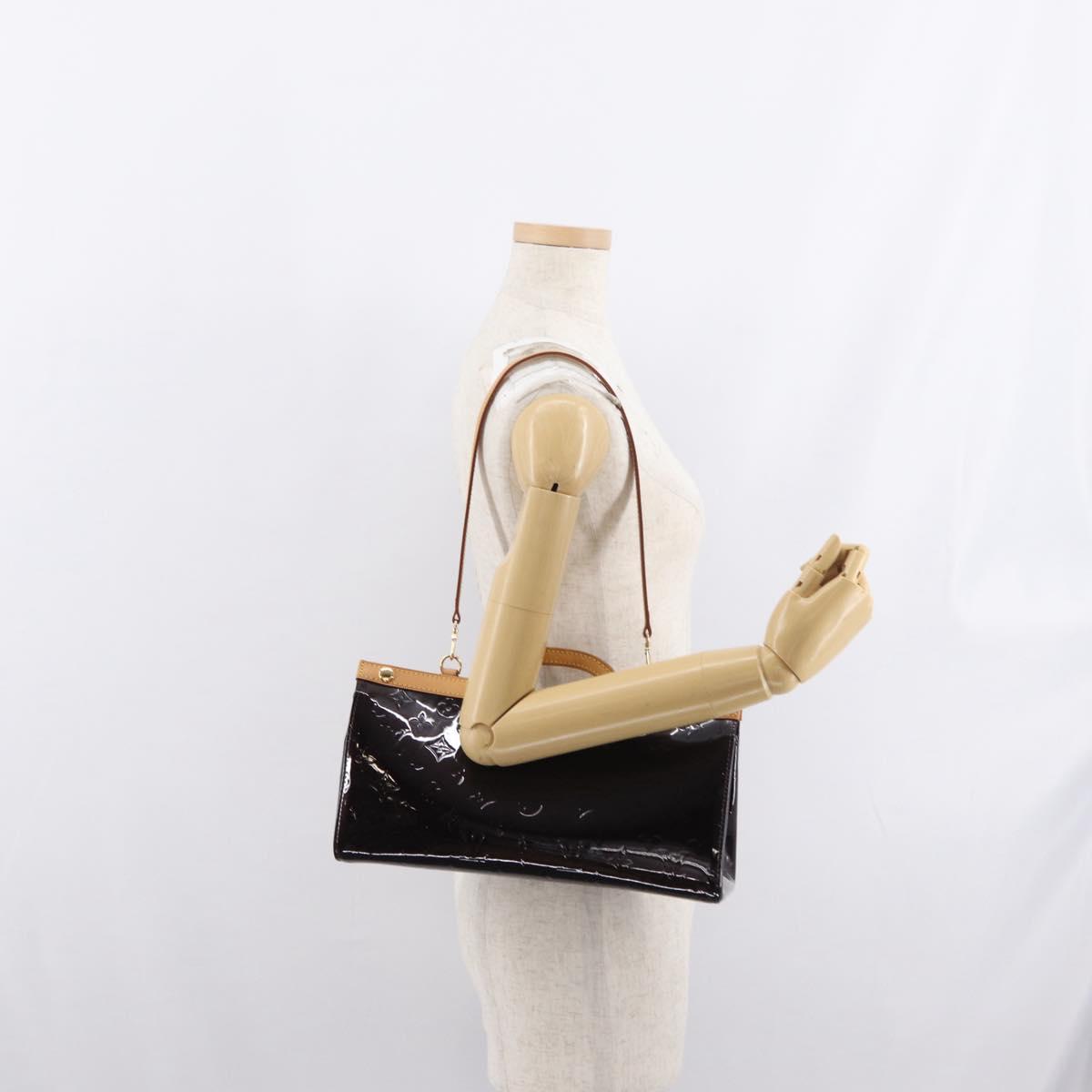 LOUIS VUITTON Monogram Vernis Roxbury Drive Bag Amarante M91995 LV Auth ep13289V