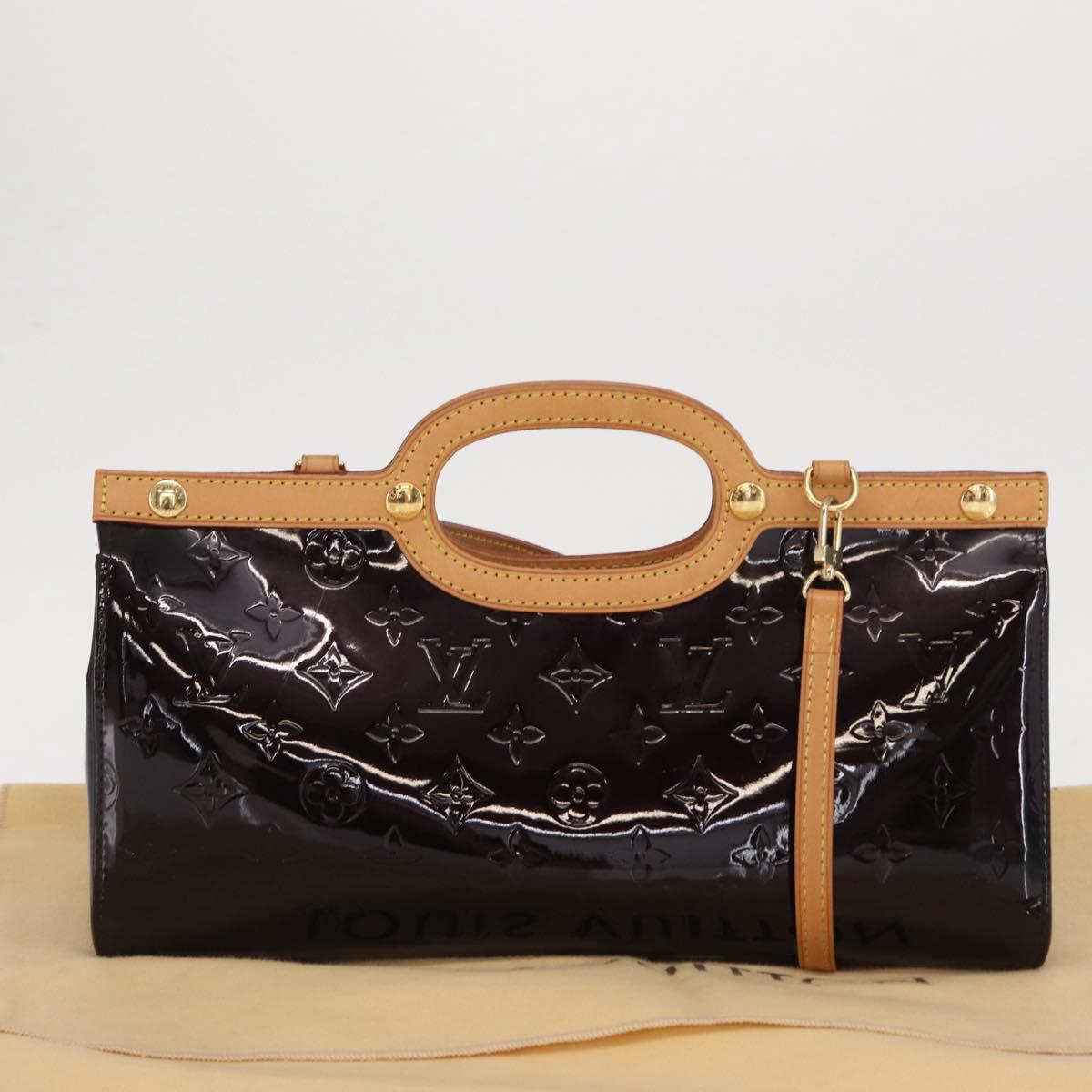 LOUIS VUITTON Monogram Vernis Roxbury Drive Bag Amarante M91995 LV Auth ep13289V