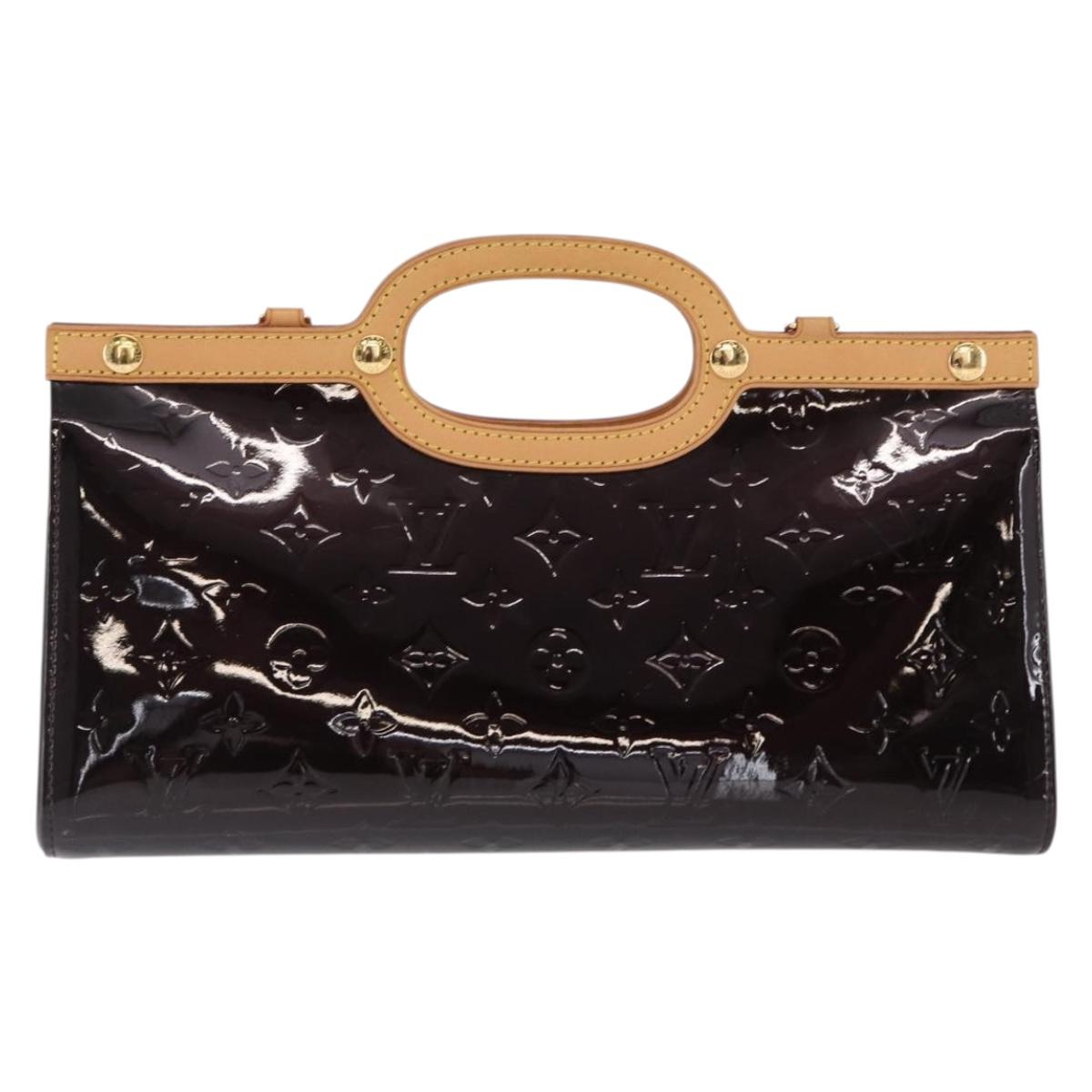 LOUIS VUITTON Monogram Vernis Roxbury Drive Bag Amarante M91995 LV Auth ep13289V