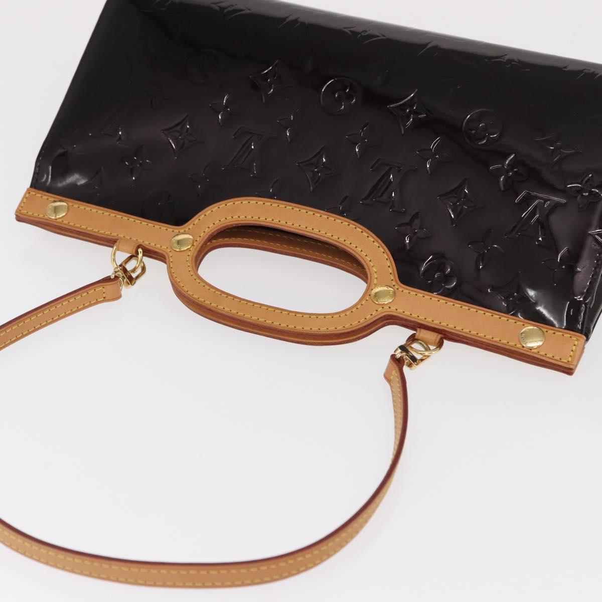 LOUIS VUITTON Monogram Vernis Roxbury Drive Bag Amarante M91995 LV Auth ep13289V