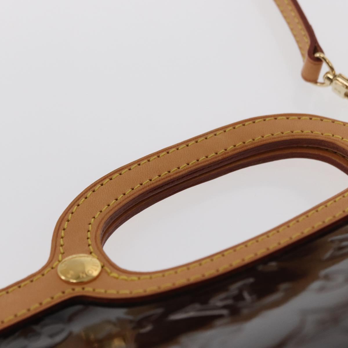 LOUIS VUITTON Monogram Vernis Roxbury Drive Bag Amarante M91995 LV Auth ep13289V