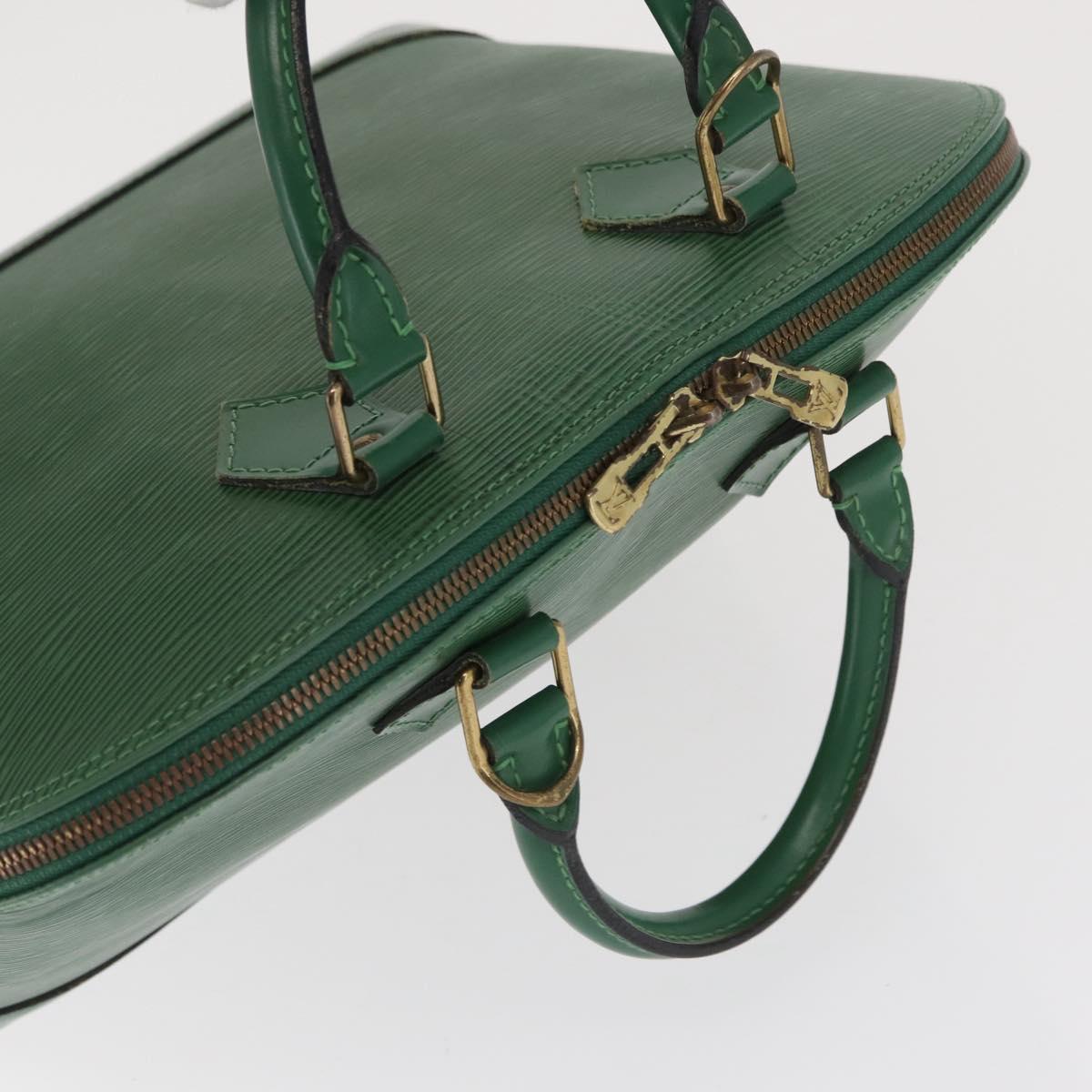 LOUIS VUITTON Epi Alma Hand Bag Borneo Green M52144 LV Auth ep13290