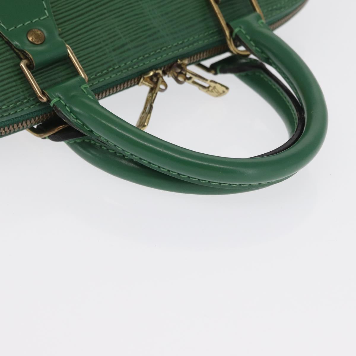 LOUIS VUITTON Epi Alma Hand Bag Borneo Green M52144 LV Auth ep13290