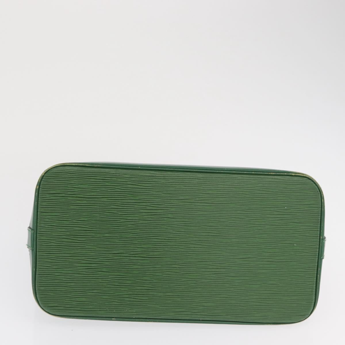 LOUIS VUITTON Epi Alma Hand Bag Borneo Green M52144 LV Auth ep13290