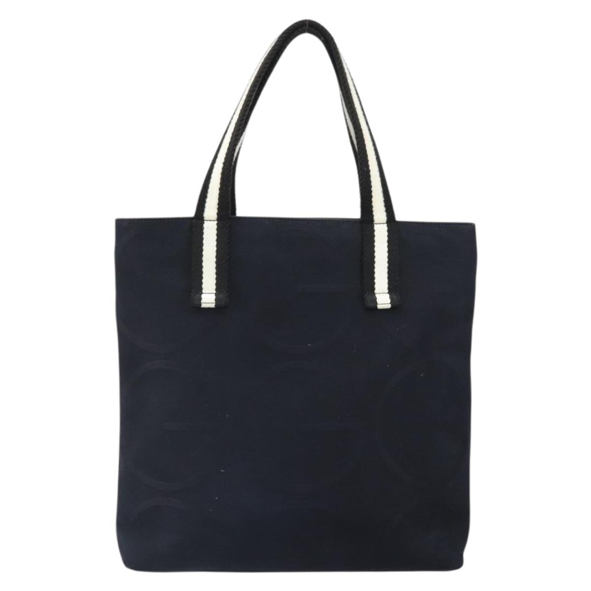 GUCCI Tote Bag Canvas Black 140691 Auth ep13293