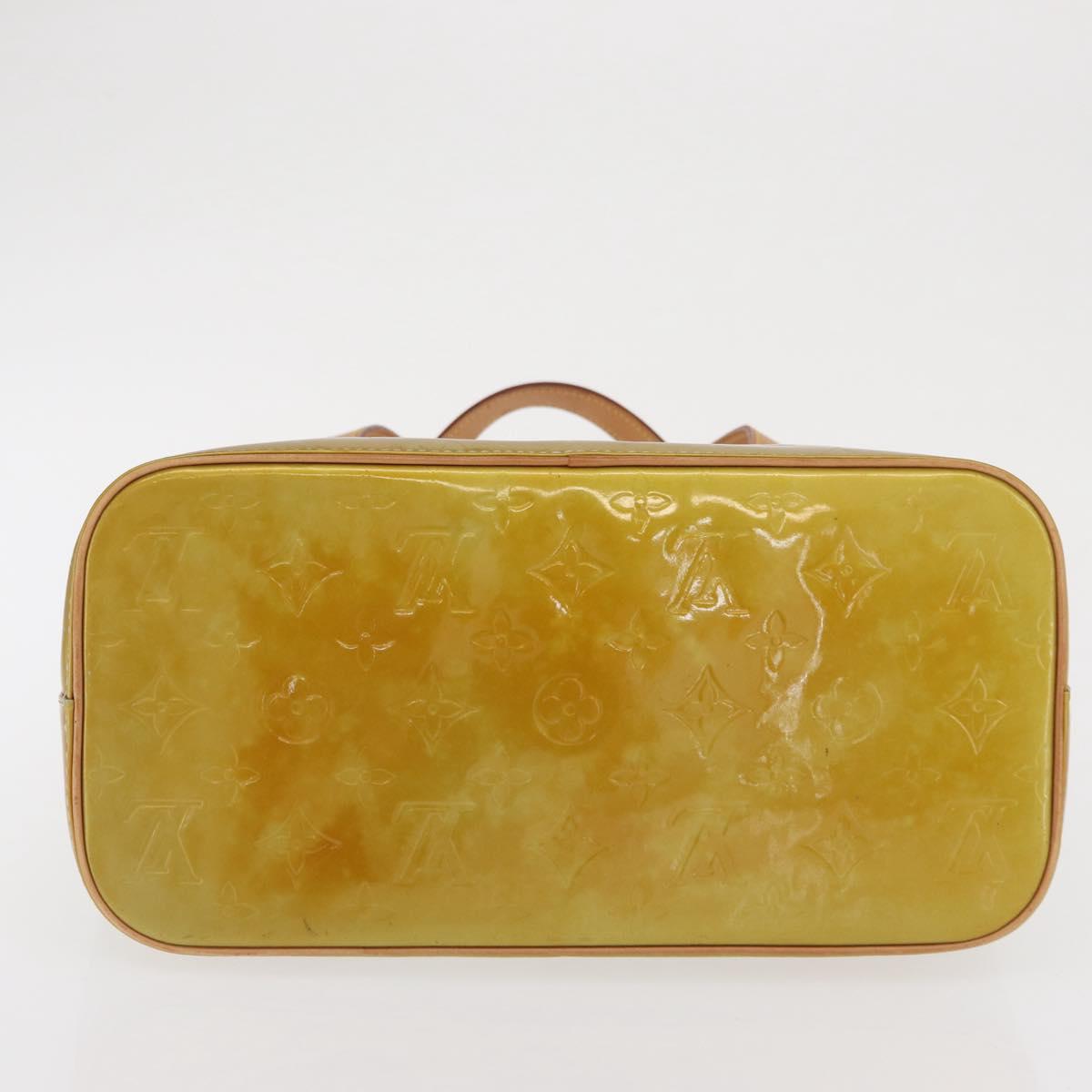 LOUIS VUITTON Monogram Vernis Houston Hand Bag Gris M91053 LV Auth ep13299