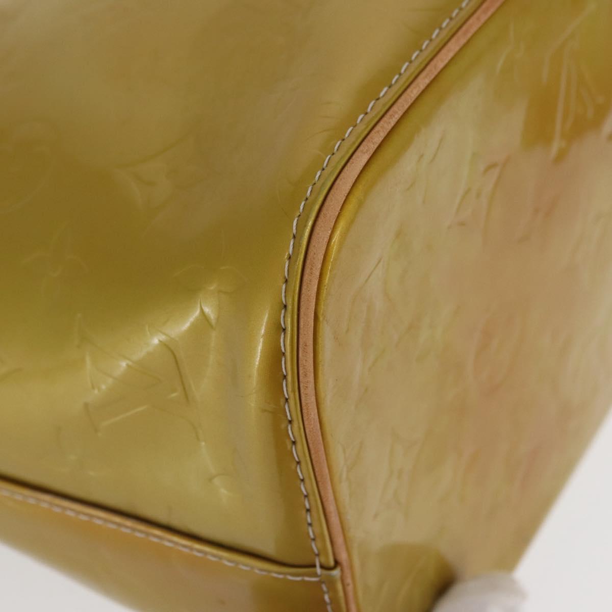 LOUIS VUITTON Monogram Vernis Houston Hand Bag Gris M91053 LV Auth ep13299