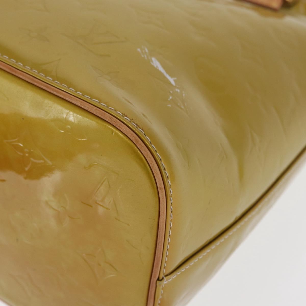 LOUIS VUITTON Monogram Vernis Houston Hand Bag Gris M91053 LV Auth ep13299