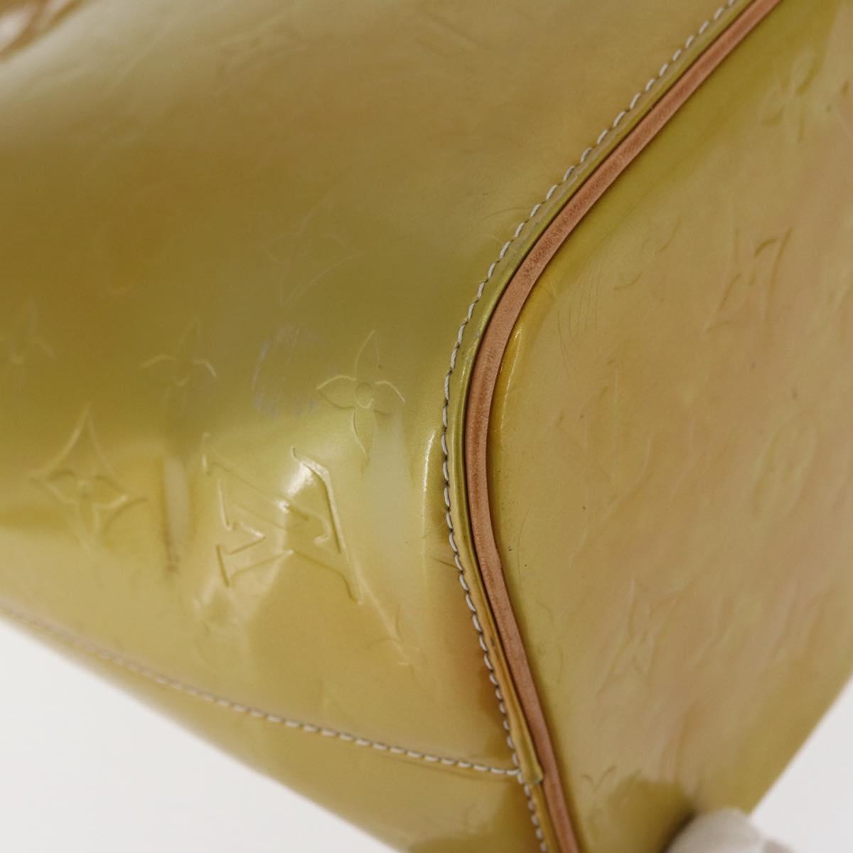 LOUIS VUITTON Monogram Vernis Houston Hand Bag Gris M91053 LV Auth ep13299