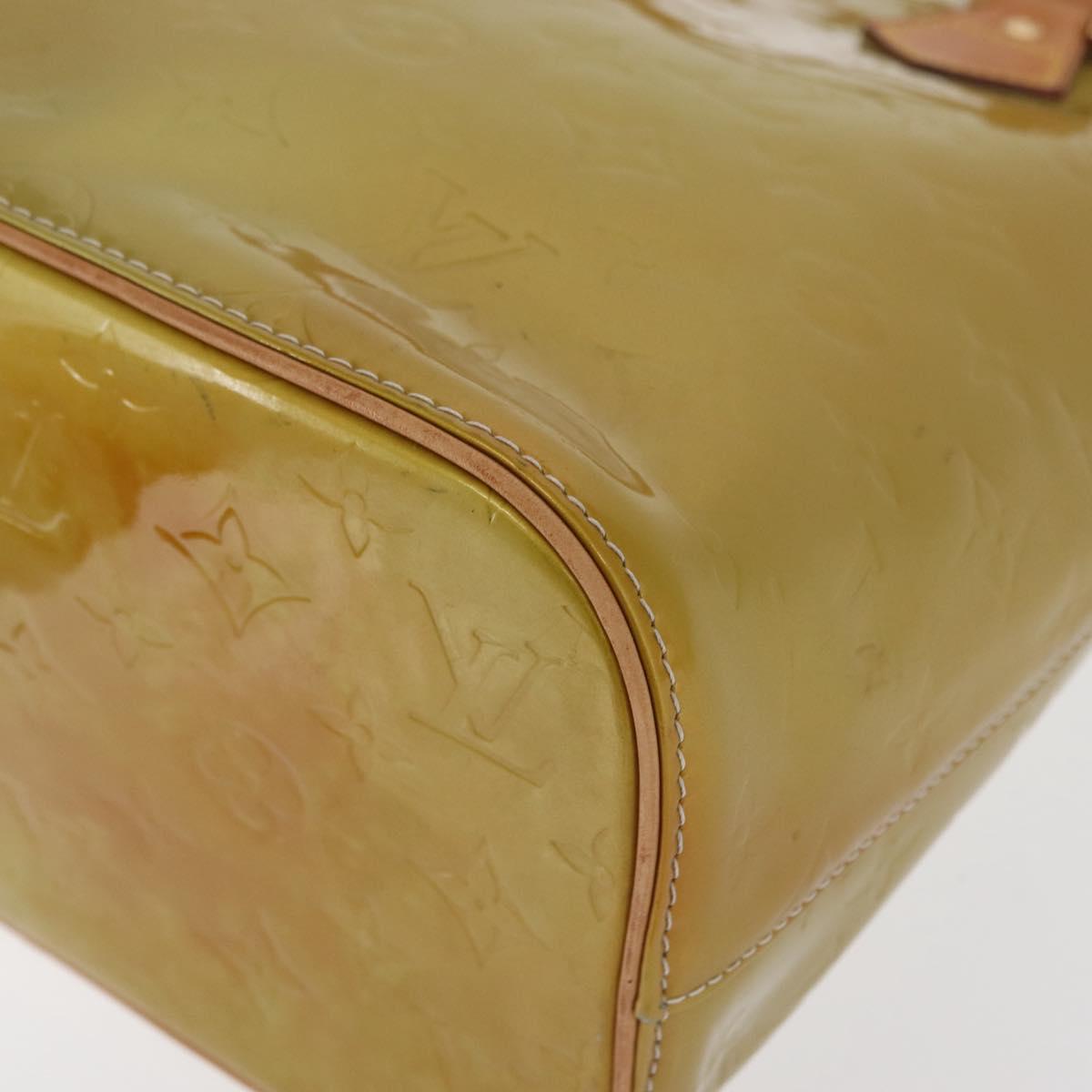 LOUIS VUITTON Monogram Vernis Houston Hand Bag Gris M91053 LV Auth ep13299