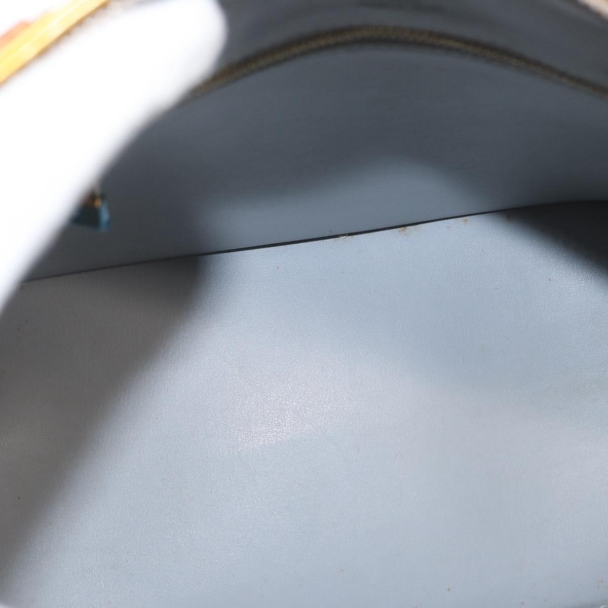 LOUIS VUITTON Monogram Vernis Houston Hand Bag Gris M91053 LV Auth ep13299