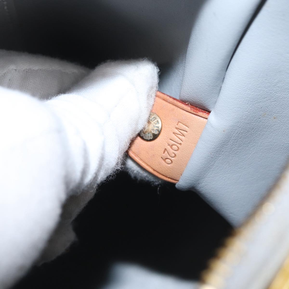 LOUIS VUITTON Monogram Vernis Houston Hand Bag Gris M91053 LV Auth ep13299