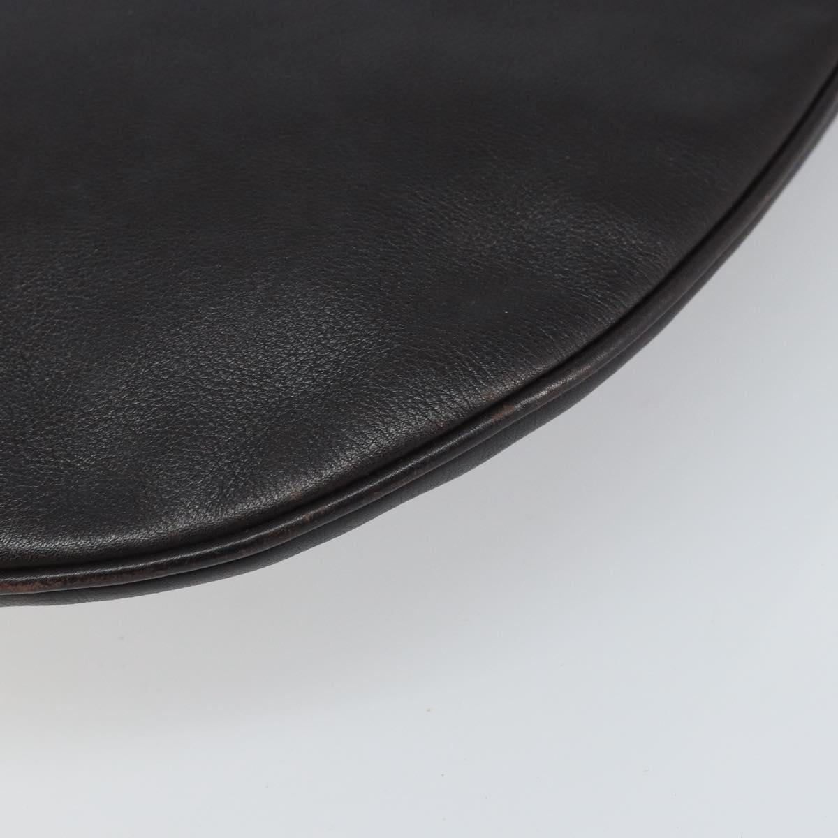 GUCCI GG Canvas Shoulder Bag Black Silver 001 1206 Auth ep13300
