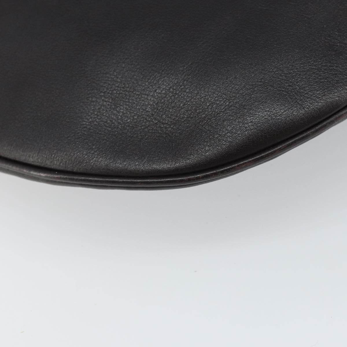 GUCCI GG Canvas Shoulder Bag Black Silver 001 1206 Auth ep13300