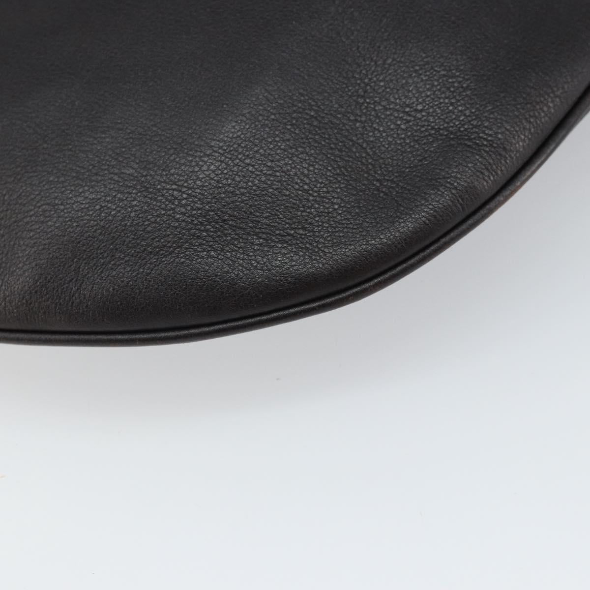 GUCCI GG Canvas Shoulder Bag Black Silver 001 1206 Auth ep13300